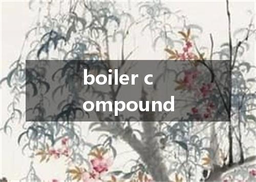 boiler compound是什么意思