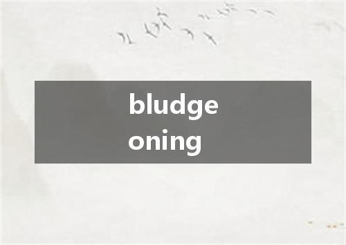 bludgeoning是什么意思