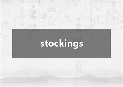 stockings是什么意思