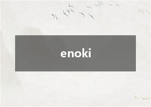 enoki是什么意思