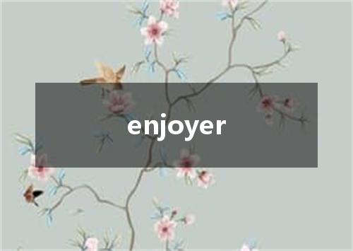 enjoyer是什么意思