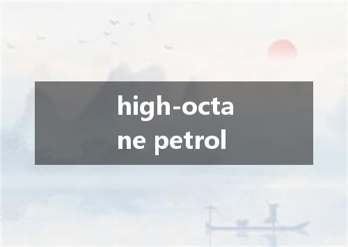 high-octane petrol是什么意思