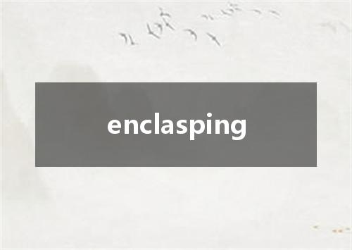 enclasping是什么意思
