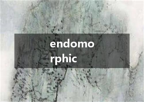 endomorphic是什么意思
