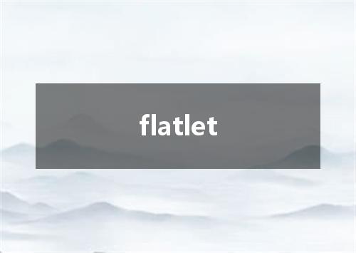 flatlet是什么意思