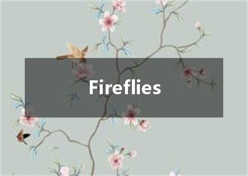 Fireflies是什么意思
