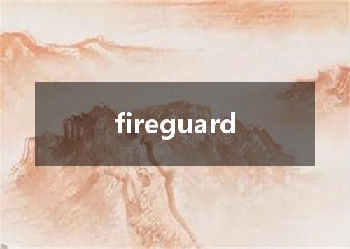 fireguard是什么意思