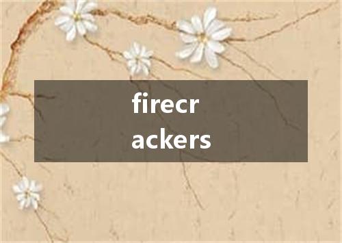 firecrackers是什么意思