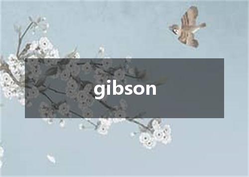 gibson是什么意思
