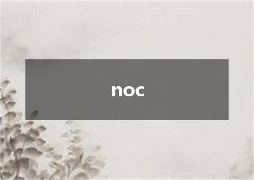 noc是什么意思