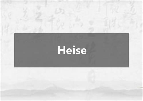 Heise是什么意思