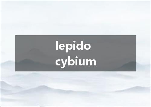lepidocybium是什么意思