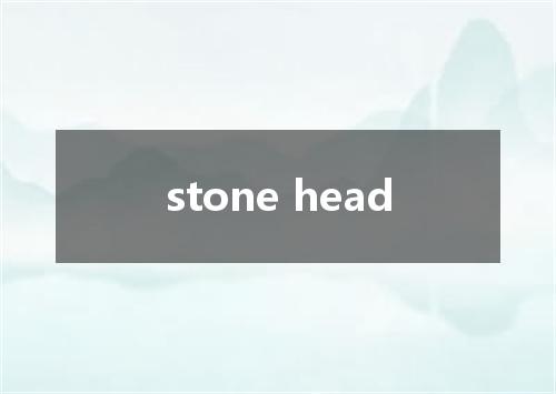 stone head是什么意思