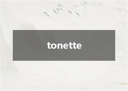 tonette是什么意思
