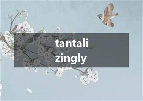 tantalizingly是什么意思