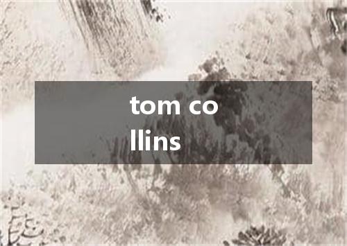 tom collins是什么意思