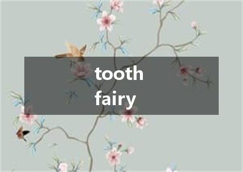tooth fairy是什么意思