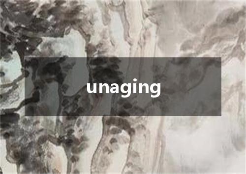 unaging是什么意思