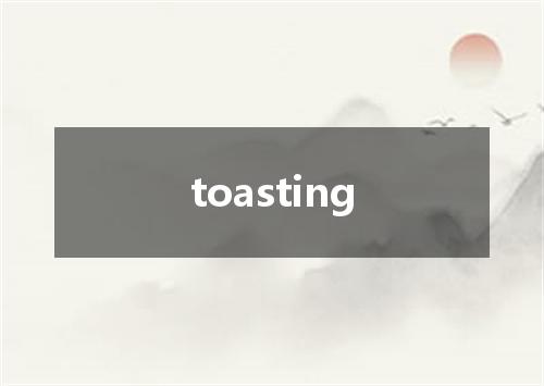 toasting是什么意思