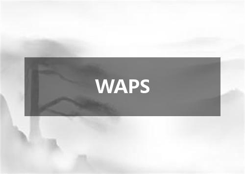 WAPS是什么意思