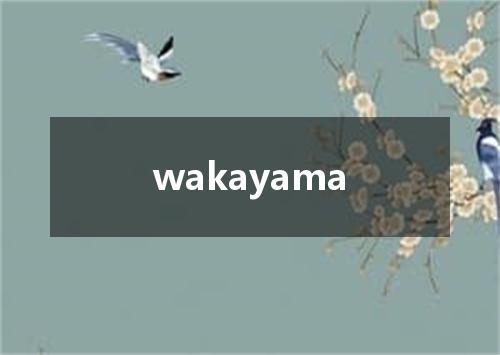 wakayama是什么意思