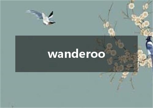 wanderoo是什么意思