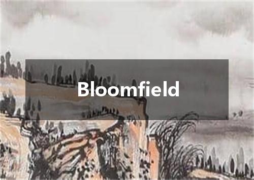 Bloomfield是什么意思