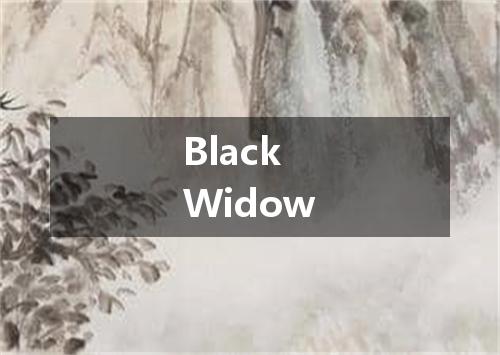 Black Widow是什么意思