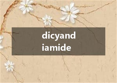 dicyandiamide是什么意思