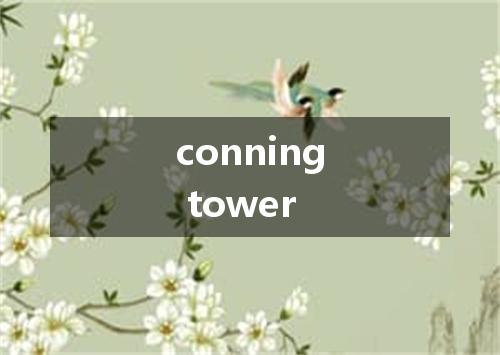 conning tower是什么意思