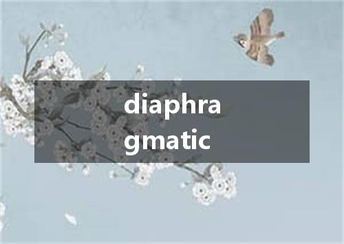 diaphragmatic是什么意思