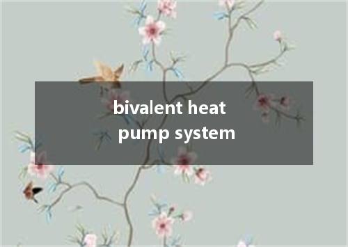 bivalent heat pump system是什么意思