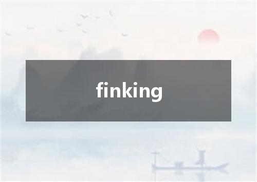 finking是什么意思