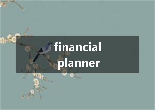 financial planner是什么意思