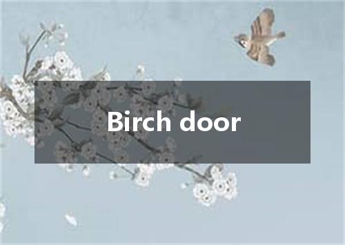Birch door是什么意思