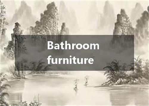 Bathroom furniture是什么意思