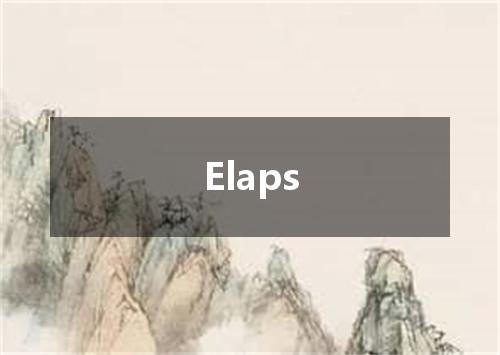 Elaps是什么意思