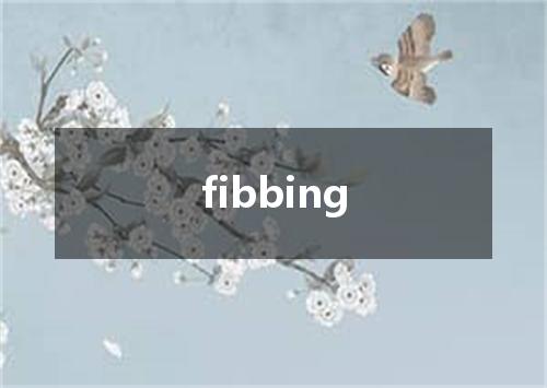 fibbing是什么意思