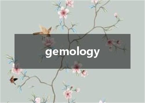 gemology是什么意思