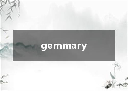 gemmary是什么意思
