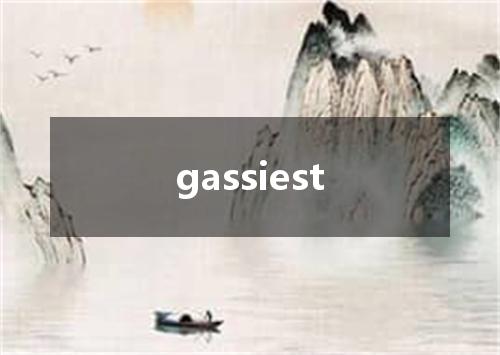 gassiest是什么意思