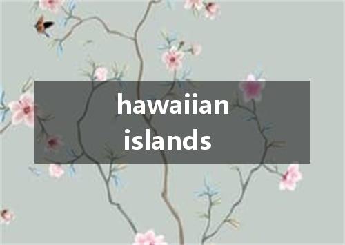 hawaiian islands是什么意思