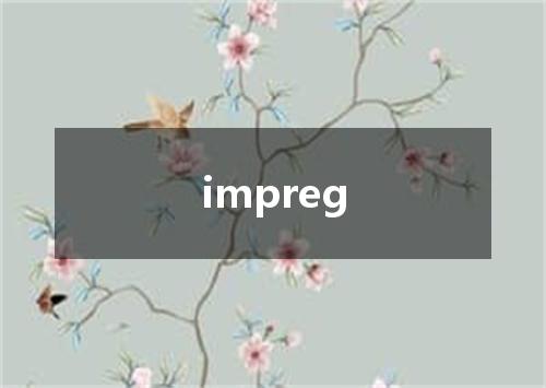 impreg是什么意思