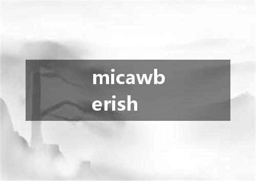 micawberish是什么意思