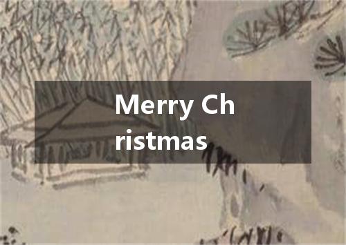 Merry Christmas是什么意思