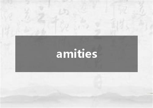 amities是什么意思