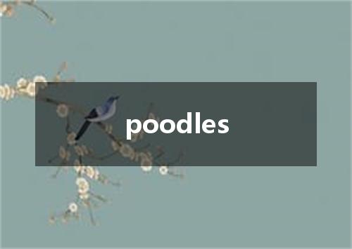 poodles是什么意思