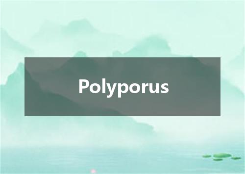Polyporus是什么意思