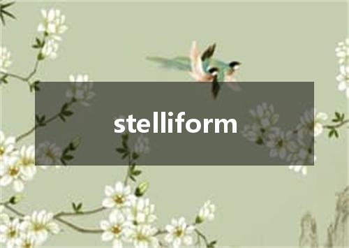 stelliform是什么意思