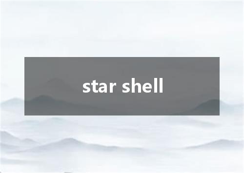 star shell是什么意思